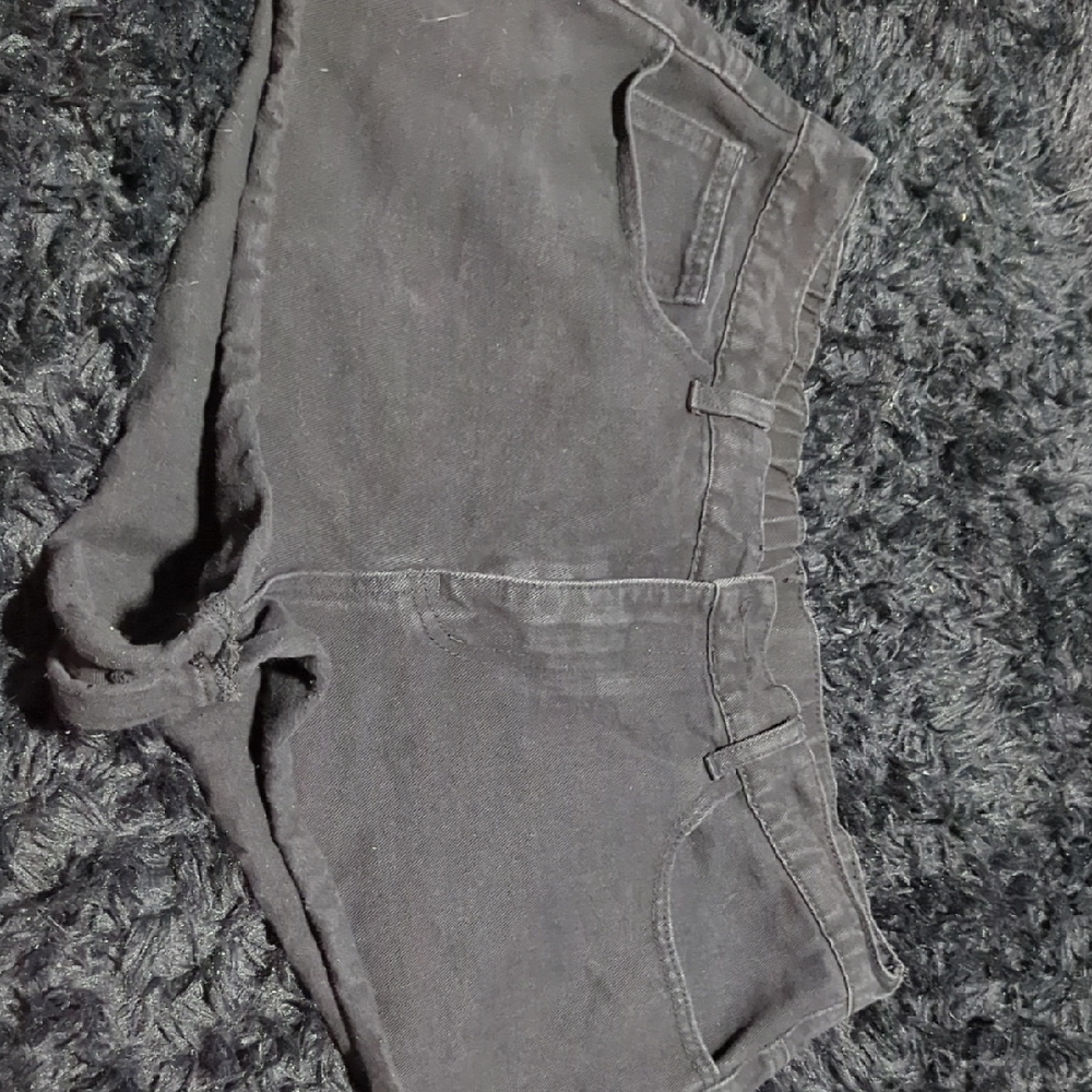 SHEIN Charcoal Denim Shorts
